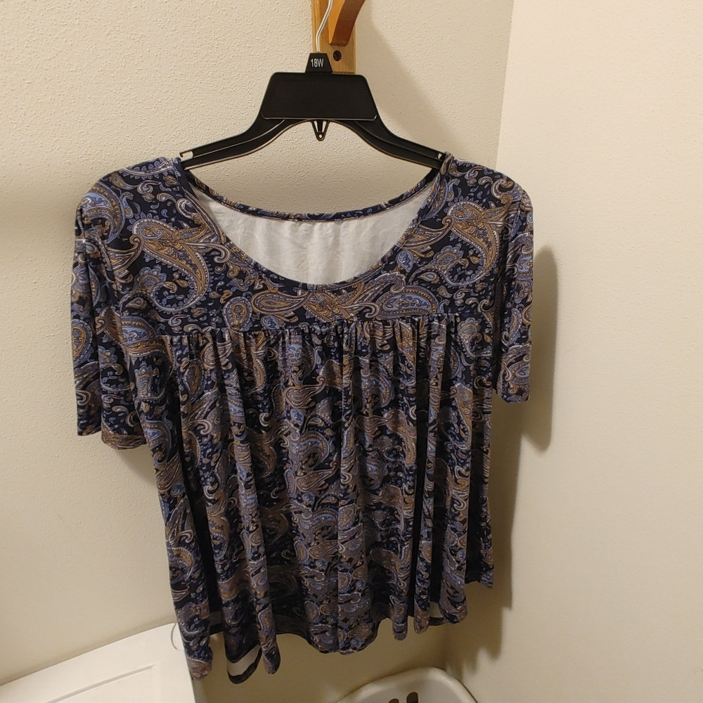 Paisley Print Women's Top